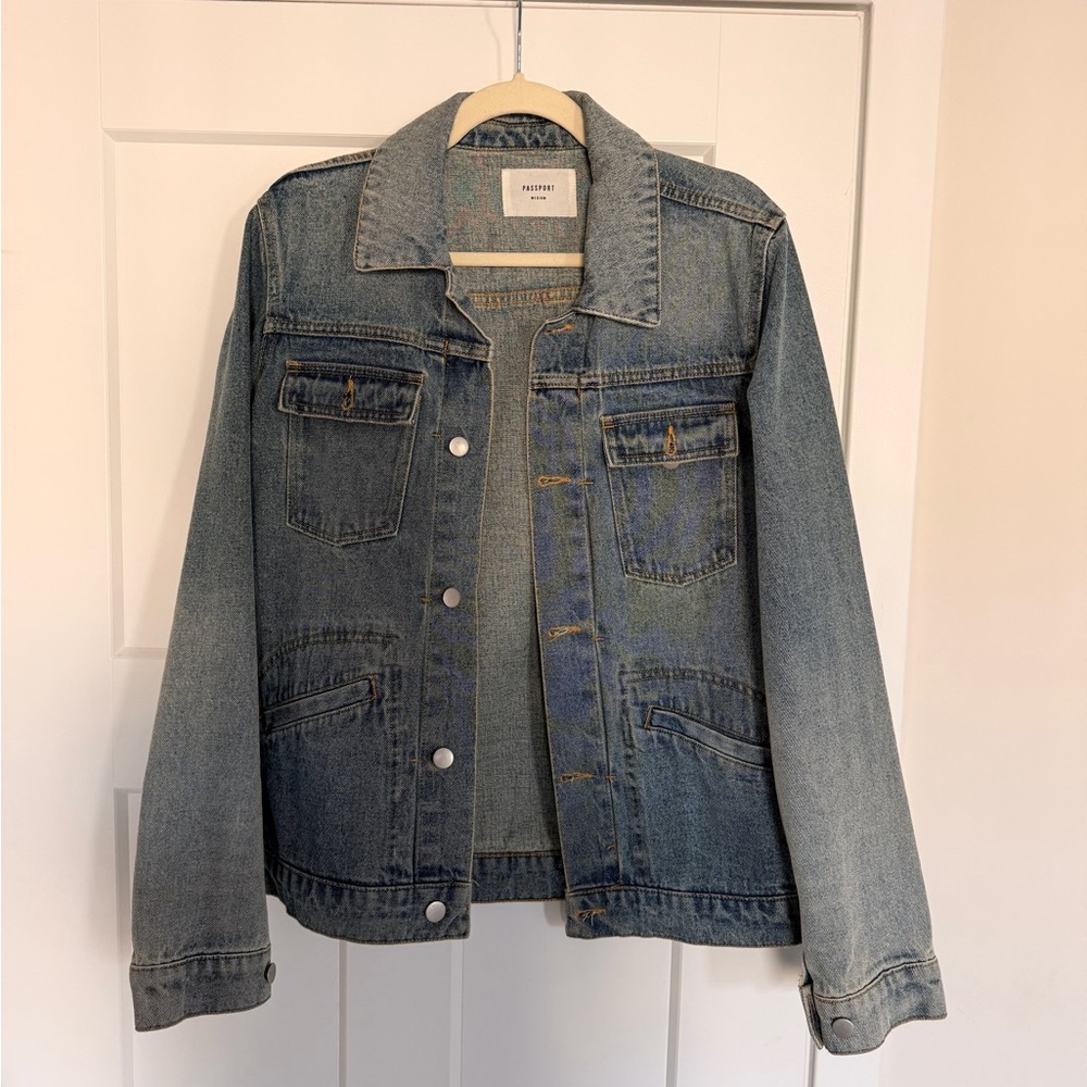 Classic Women's Denim Jacket - Light Blue